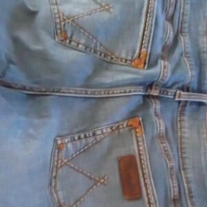 Wrangler Light Blue Straight Leg Jeans